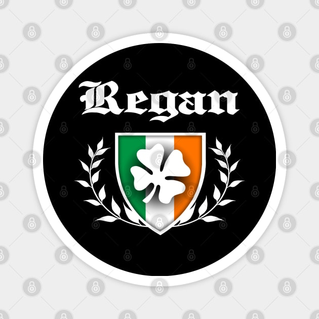 Regan Shamrock Crest Magnet by robotface